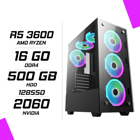 PC Gamer Marrakech Amd Ryzen 5 3600 RTX 2060 prix maroc marrakech