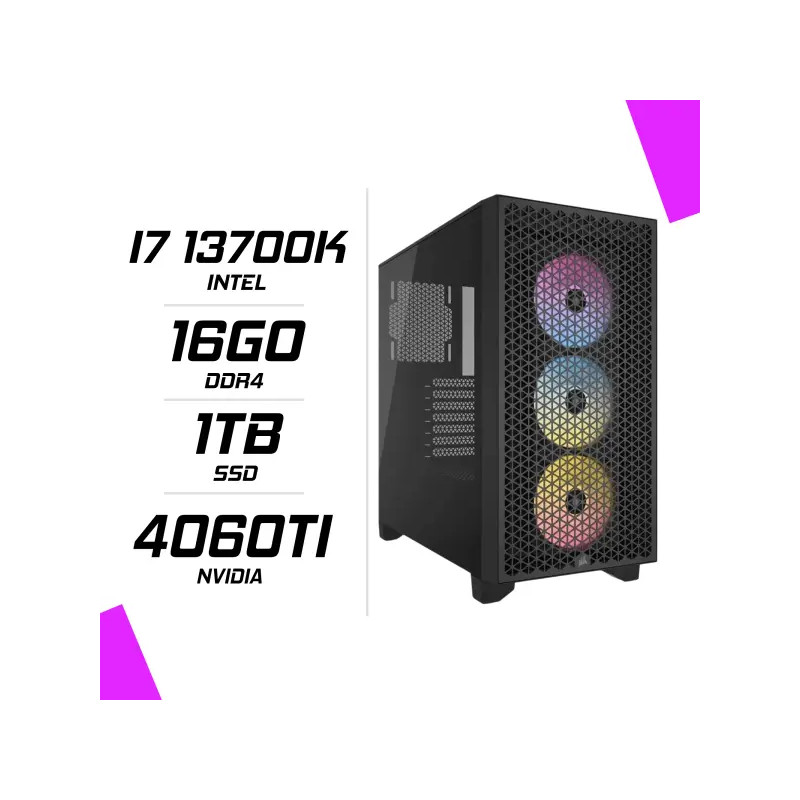 PC Gamer Intel I7 13700K RTX 4060TI PC Gamer Intel I7 13700K RTX 4060TI