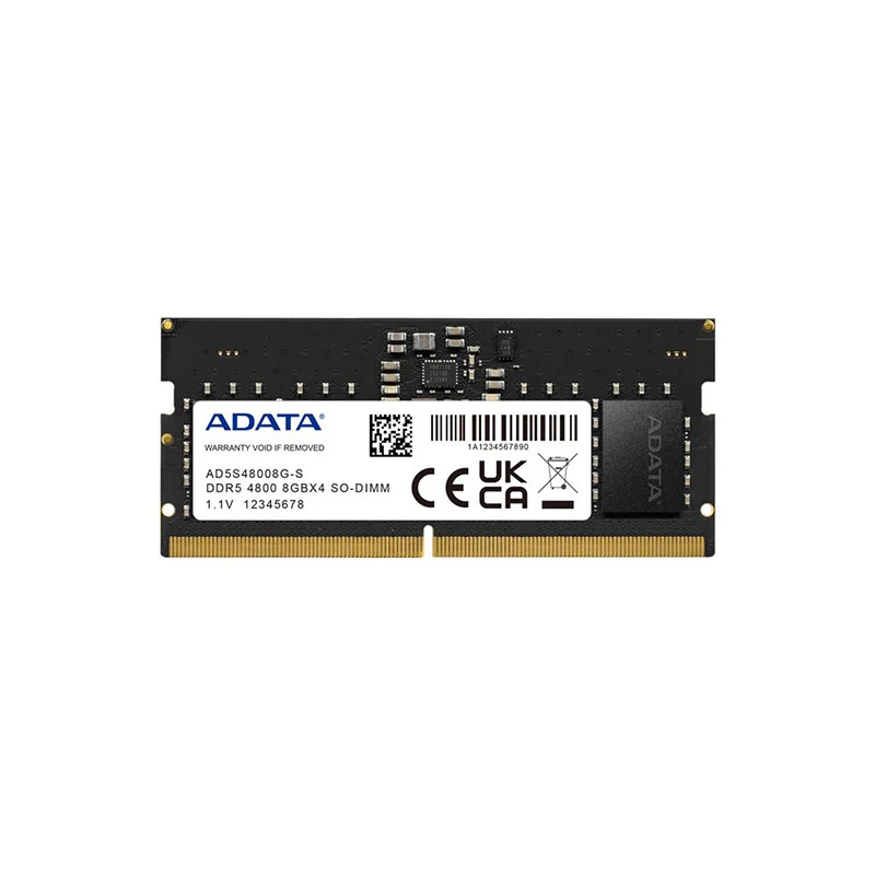 ADATA SO-DIMM 8GB DDR5 4800MHz ADATA SO-DIMM 8GB DDR5 4800MHz