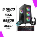 PC Gamer Ryzen 5 5600 RTX 4060 + combo Rapoo PC Gamer Ryzen 5 5600 RTX 4060 + combo Rapoo
