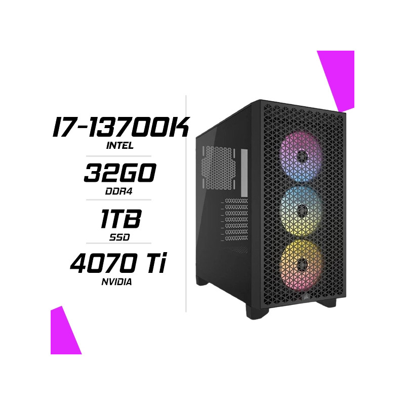 PC Gamer Intel i7-13700K RTX 4070 Ti PC Gamer Intel i7-13700K RTX 4070 Ti