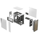 Fractal Design North Chalk White TG Clear Fractal Design North Chalk White TG Clear