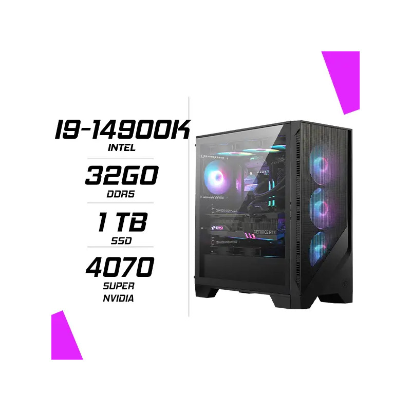 PC Gamer Intel i9-14900K RTX 4070 SUPER PC Gamer Intel i9-14900K RTX 4070 SUPER