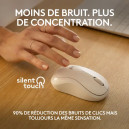 Logitech M240 Silent Blanc
