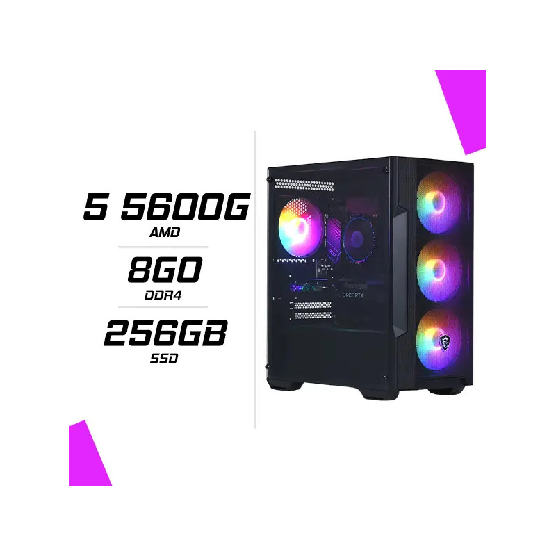 PC Gamer AMD Ryzen 5 5600G / 8GB DDR4 / 256GB SSD PC Gamer AMD Ryzen 5 5600G / 8GB DDR4 / 256GB SSD