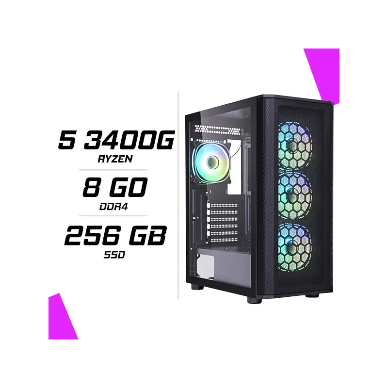 PC Gamer AMD Ryzen 5 3400G / 8GB DDR4 / 256GB SSD PC Gamer AMD Ryzen 5 3400G / 8GB DDR4 / 256GB SSD