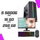 PC Gamer AMD Ryzen 5 5600G + Ecran + Combo PC Gamer AMD Ryzen 5 5600G + Ecran + Combo
