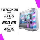 PC Gamer AMD Ryzen 7 5700X3D RTX 4060 8GB PC Gamer AMD Ryzen 7 5700X3D RTX 4060 8GB