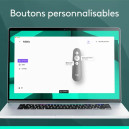 Logitech R500s Laser Presentation Remote Medium Grey