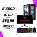 PC Gamer AMD Ryzen5 5500 RX580 8G + Ecran 24″ 180Hz + Combo PC Gamer AMD Ryzen5 5500 RX580 8G + Ecran 24″ 180Hz + Combo