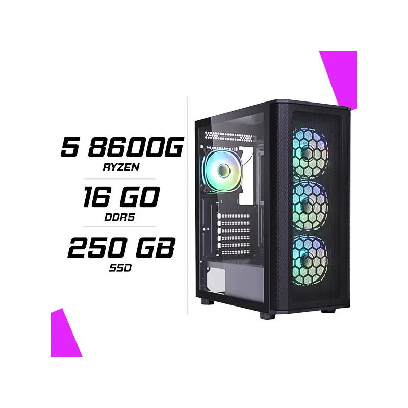 PC Gamer AMD Ryzen 5 8600G / 16GB DDR5 / 250GB SSD PC Gamer AMD Ryzen 5 8600G / 16GB DDR5 / 250GB SSD