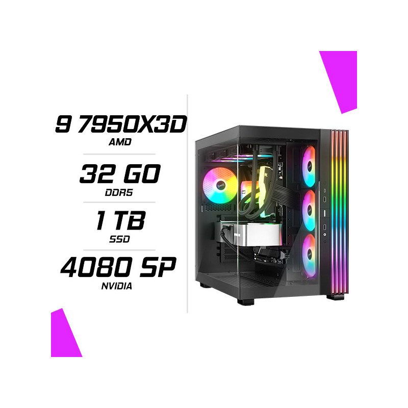 PC Gamer AMD Ryzen 9 7950X3D RTX 4080 SUPER 16G PC Gamer AMD Ryzen 9 7950X3D RTX 4080 SUPER 16G