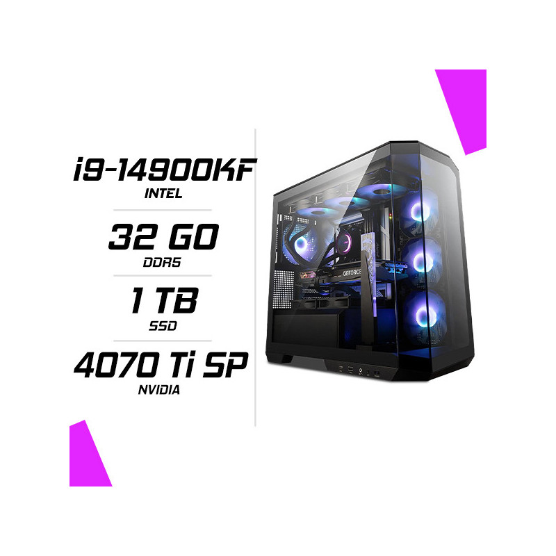 PC Gamer Intel i9-14900KF RTX 4070 Ti SUPER 16G PC Gamer Intel i9-14900KF RTX 4070 Ti SUPER 16G