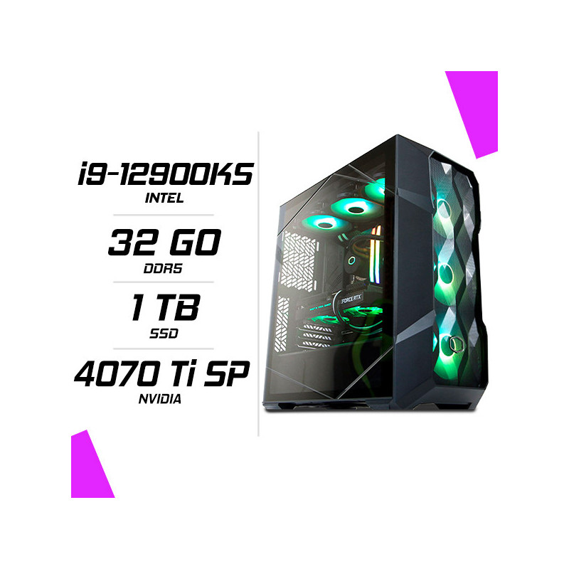 PC Gamer Intel i9-12900KS RTX 4070 Ti SUPER 16G PC Gamer Intel i9-12900KS RTX 4070 Ti SUPER 16G