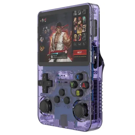 MINI CONSOLE DE JEUX RÉTRO R36S Bleu