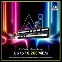 Addlink G55H 1TB SSD M.2 2280 PCIe GEN5X4 NVMe Avec Heatsink | ad1TBG55HM2P Addlink G55H 1TB SSD M.2 2280 PCIe GEN5X4 NVMe Avec Heatsink | ad1TBG55HM2P