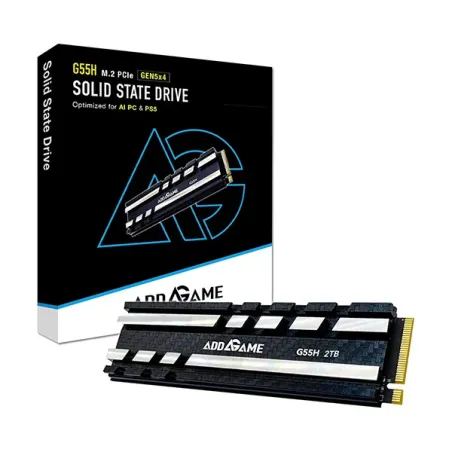 Addlink G55H 2TB SSD M.2 2280 PCIe GEN5X4 NVMe Avec Heatsink | ad2TBG55HM2P