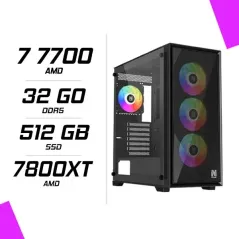 PC Gamer AMD Ryzen 7 7700 RX 7800XT