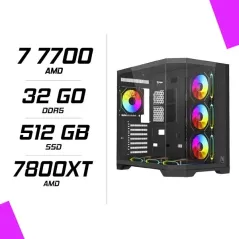 PC Gamer AMD Ryzen 7 7700 RX 7800XT