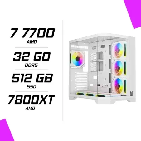 PC Gamer AMD Ryzen 7 7700 RX 7800XT
