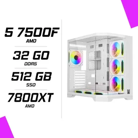 PC Gamer AMD Ryzen 5 7500F RX 7800XT