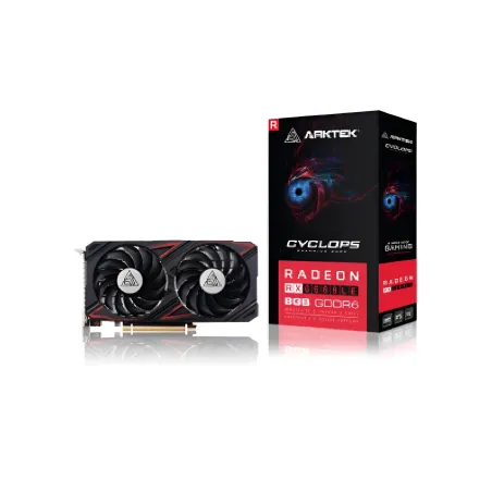 ARKTEK AMD RX 6600 LE - Carte Graphique 8 Go GDDR6 Double Ventilateur