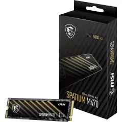 MSI SPATIUM M470 PRO PCIe 4.0 NVMe M.2 1 To - SSD Haute Performance