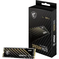 MSI SPATIUM M470 PRO PCIe 4.0 NVMe M.2 2 To - SSD Ultra-Rapide