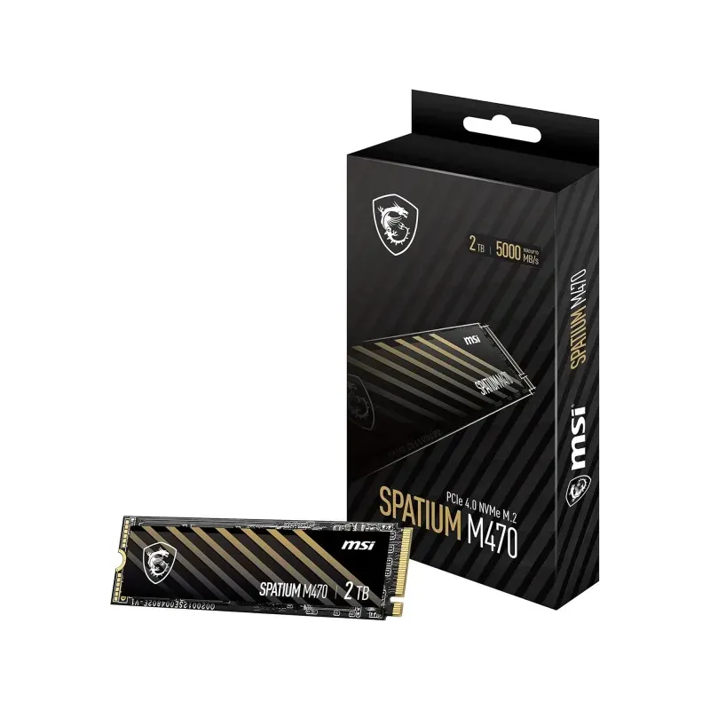 MSI SPATIUM M470 PRO PCIe 4.0 NVMe M.2 2TB MSI SPATIUM M470 PRO PCIe 4.0 NVMe M.2 2TB