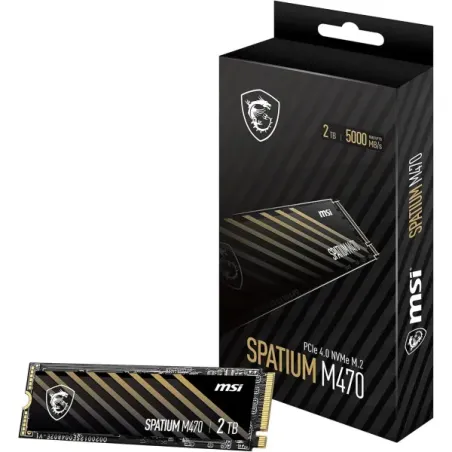 MSI SPATIUM M470 PRO PCIe 4.0 NVMe M.2 2 To - SSD Ultra-Rapide