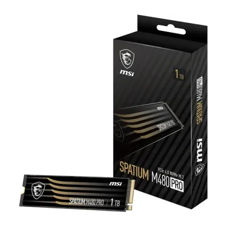 MSI SPATIUM M480 PRO PCIe 4.0 NVMe M.2 1 To - SSD Ultra-Rapide