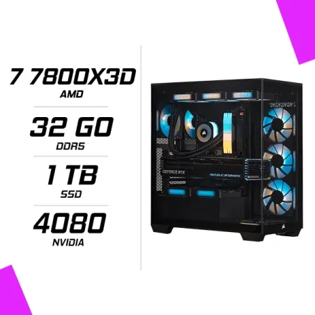 PC Gamer AMD Ryzen 7 7800X3D RTX 4080 SUPER 16GB