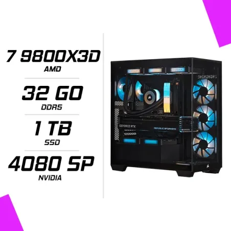 PC Gamer AMD Ryzen 7 9800X3D RTX 4080 SUPER 16GB