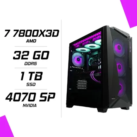 PC Gamer AMD Ryzen 7 7800X3D RTX 4070 SUPER 12GB