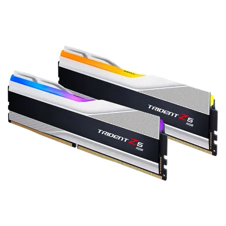 G.Skill Trident Z5 RGB 32GB (2x16GB) DDR5 6400MHz CL32 - Silver - F5-6400J3239G16GX2-TZ5RS