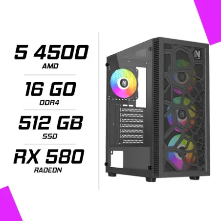 PC Gamer AMD Ryzen 5 4500 RX 580 8GB