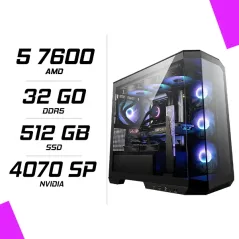 PC Gamer AMD Ryzen 5 7600 RTX 4070 SUPER 12GB