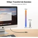 UGREEN CABLE USB 3.0 TO FEMALE USB 3.0 3M (30127) UGREEN CABLE USB 3.0 TO FEMALE USB 3.0 3M (30127)