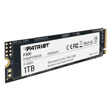 PATRIOT P300 1TB M.2 PCIE NVME SSD