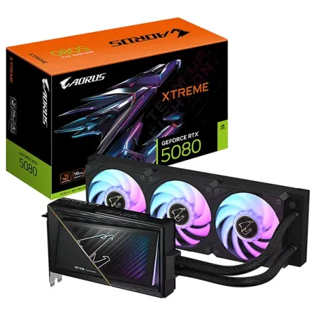 GIGABYTE AORUS GEFORCE RTX 5080 XTREME WATERFORCE 16G - Carte graphique