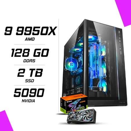 PC Gamer AMD Ryzen 9 9950X AORUS RTX 5090 MASTER 32G