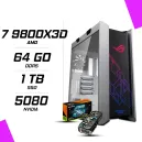 PC Gamer AMD Ryzen 7 9800X3D GIGABYTE RTX 5080 GAMING 16G