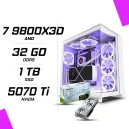 PC Gamer AMD Ryzen 7 9800X3D GIGABYTE RTX 5070 TI EAGLE ICE 16G