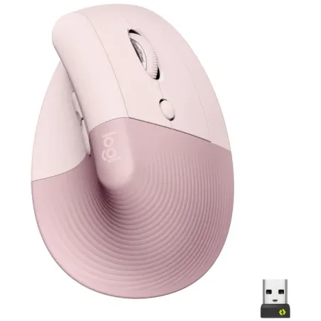 LOGITECH LIFT Rose - Souris sans fil ergonomique