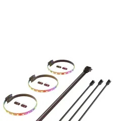 HYTE LS10 QRGB LIGHT STRIPS 3 PACK - Lot de 3 bandeaux LED 330 mm