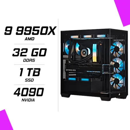 PC Gamer AMD Ryzen 9 9950X RTX 4090 24G