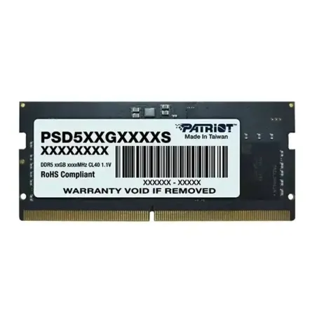 Patriot Signature DDR5 5600 MHz (16 Go, CL46, SO-DIMM) - RAM pour Ordinateurs Portables