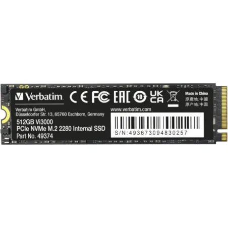 VERBATIM Vi3000 512GB SSD NVME M.2