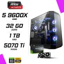 PC Gamer AMD Ryzen 5 9600X MSI RTX 5070 Ti 16G