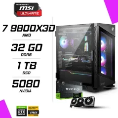 PC Gamer AMD Ryzen 7 9800X3D MSI RTX 5080 16G